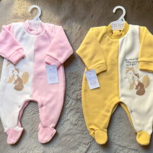 Entero Micropolar Dreams Nene Y Nena T.(0 Al 3) Art.318 Surtido De Colores