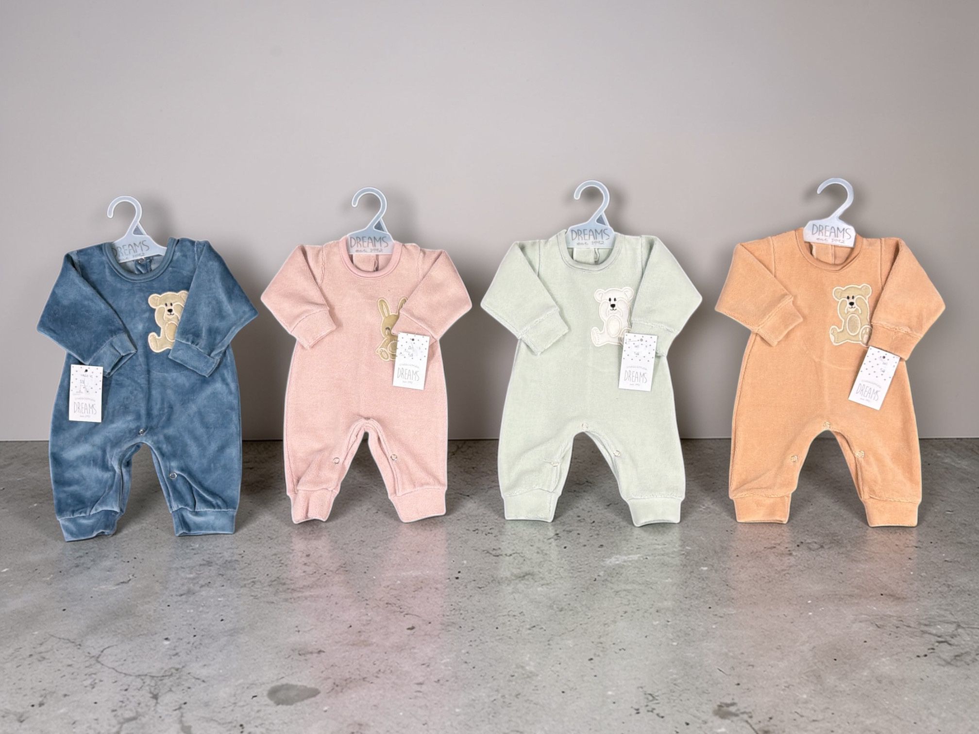 Entero Plush Mini Dreams Nene Y Nena T.(S-M-L-XL) Art.520 Surtido De Colores