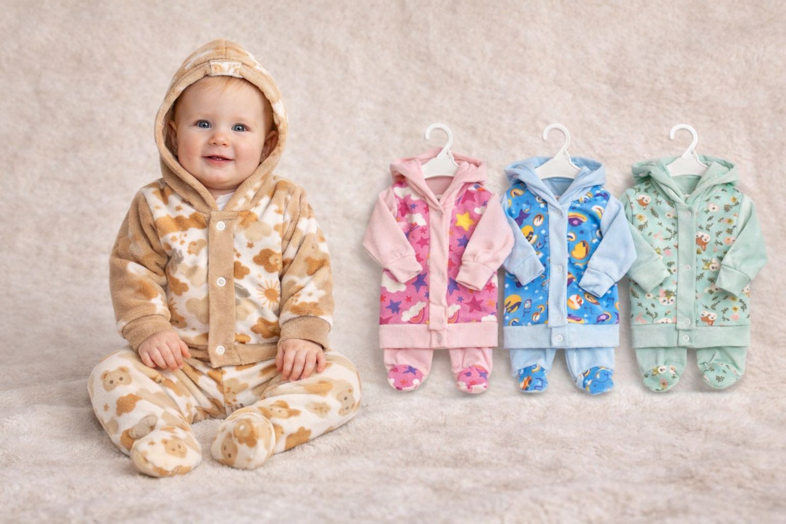 Conjunto Plush “Andy” T.(0 al 3) SUPEROFERTA