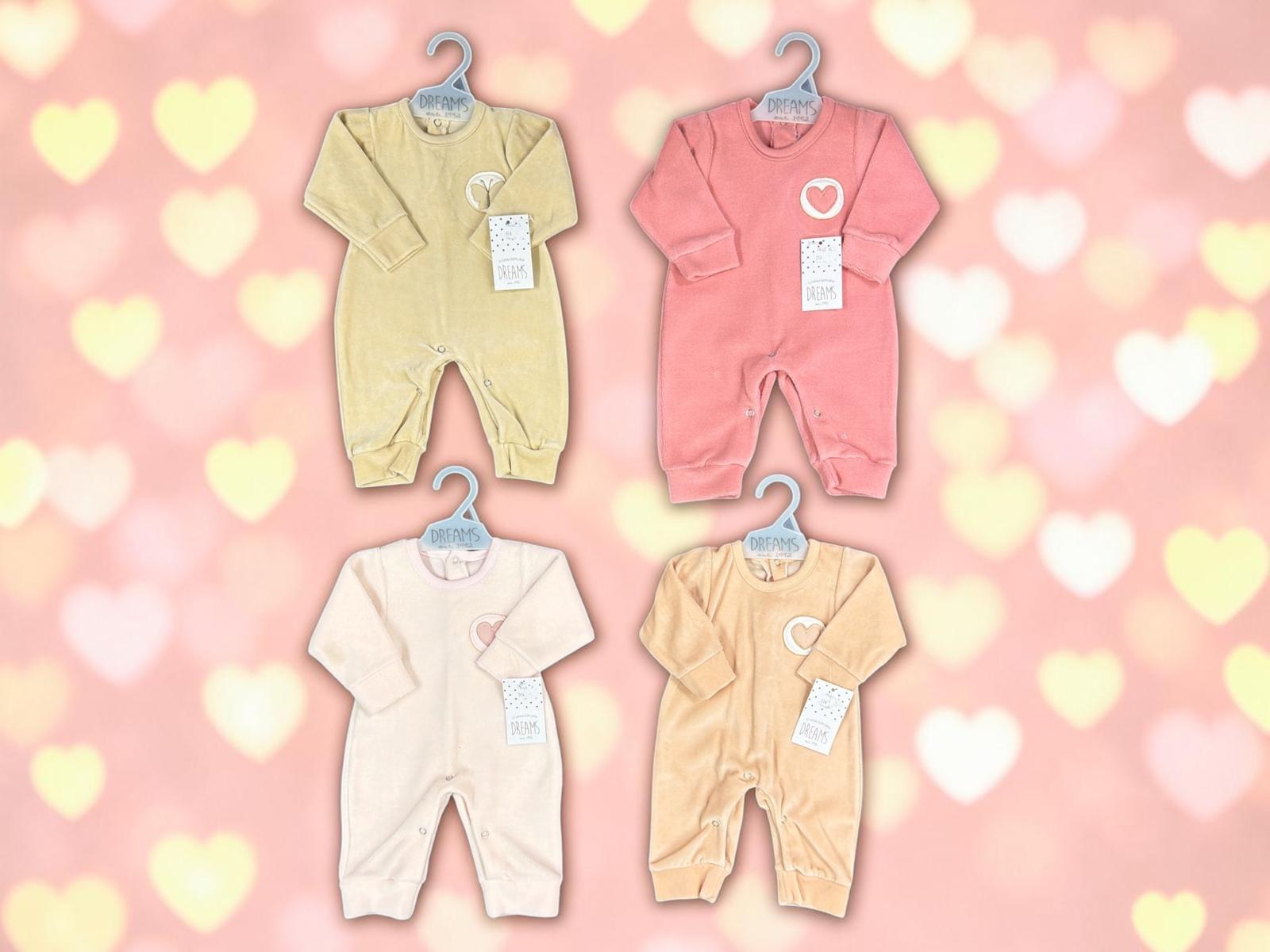 Entero Plush Mini Dreams Nena T.(S-M-L-XL) Art.514 Surtido De Colores