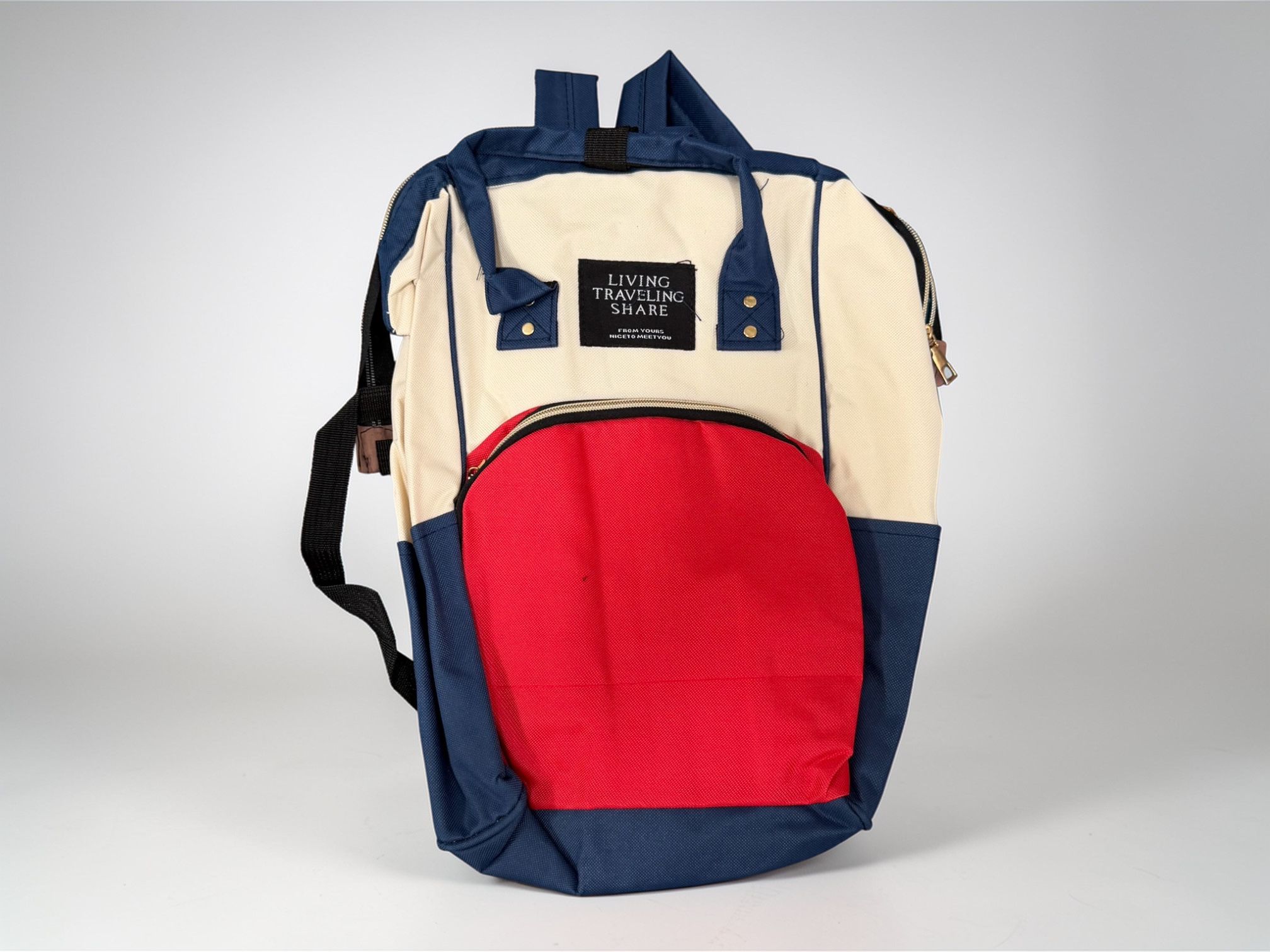 Mochila Maternal Gabardina Combinada "Living"