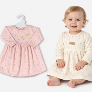 Vestido Algodon Labrado Yaby T.(3-6/6-9/9-12/12-18 meses) Art.26122