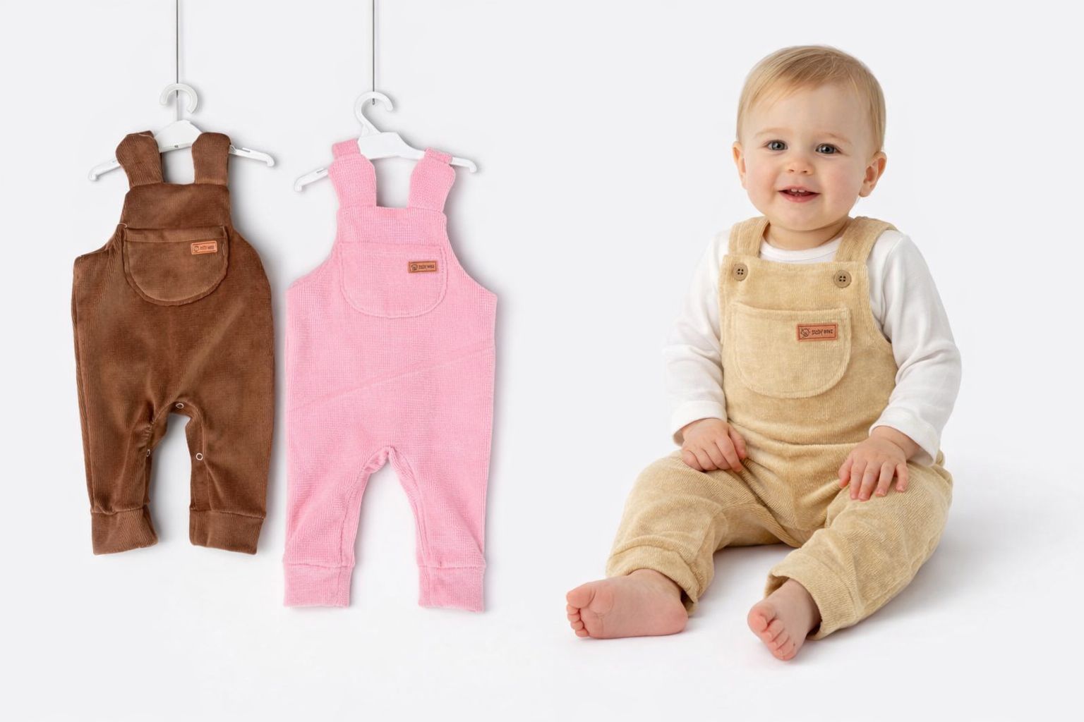 Jardinero Chenille "Baby Wear" T.(1 al 5)(Hasta los 2 años aprox ) OFERTA
