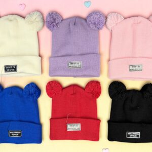 Gorro De Lana NIÑO Liso “Andy” (Hasta 4/5 Años) Pack X 6
