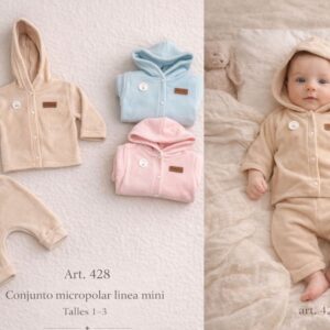 Conjunto Micropolar “Mini Micky Baby” T.(1 al 3)(Hasta 6 meses) Art.428