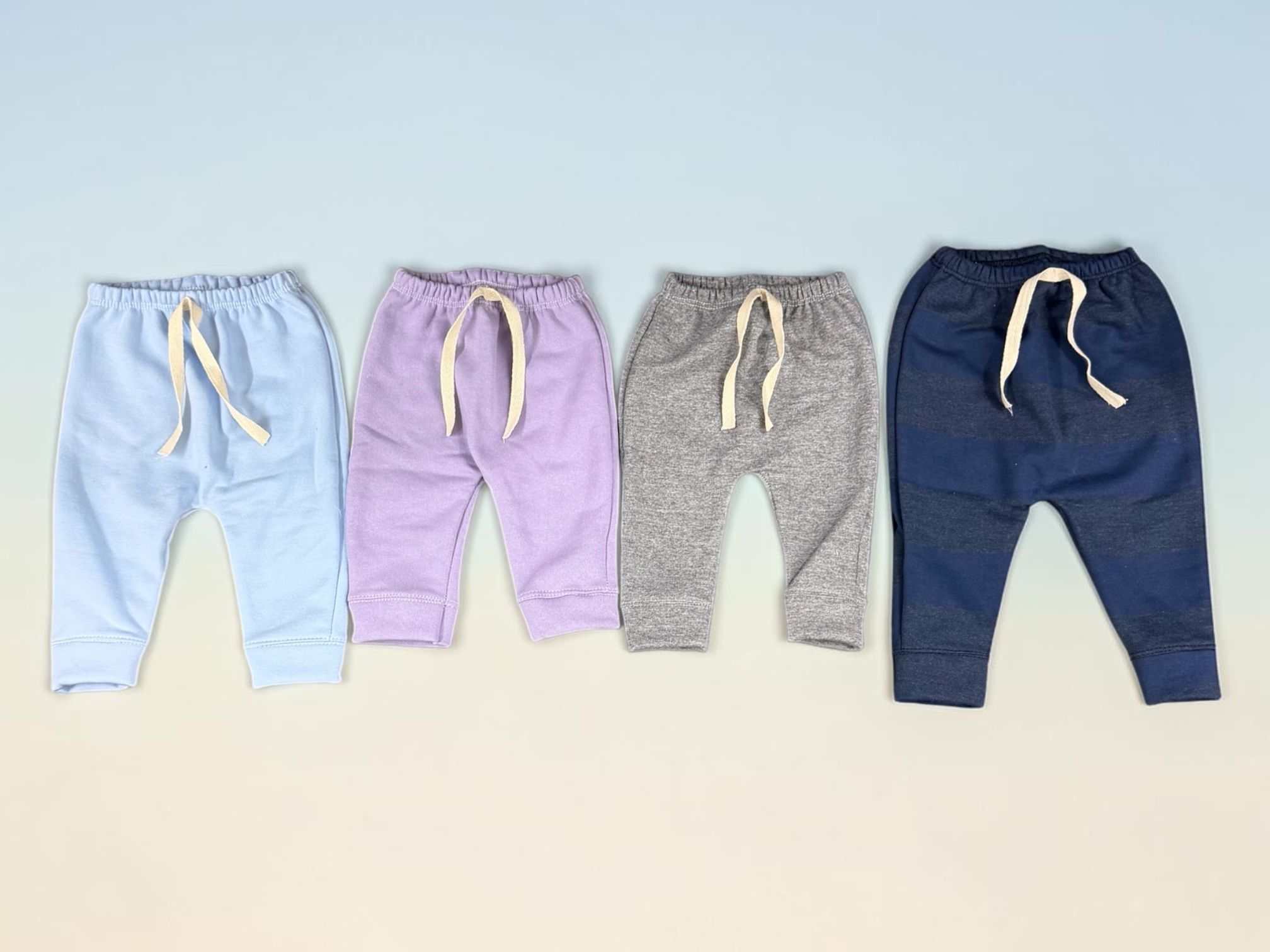 Pantalon Friza con puño “Andy” T.(1 al 5)(Hasta los 2 años aprox) Pack x 6 OFERTA