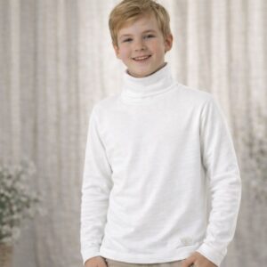 Polera Interlock Juvenil BLANCA “Naranjo” T.(14-16) Art.4755/2