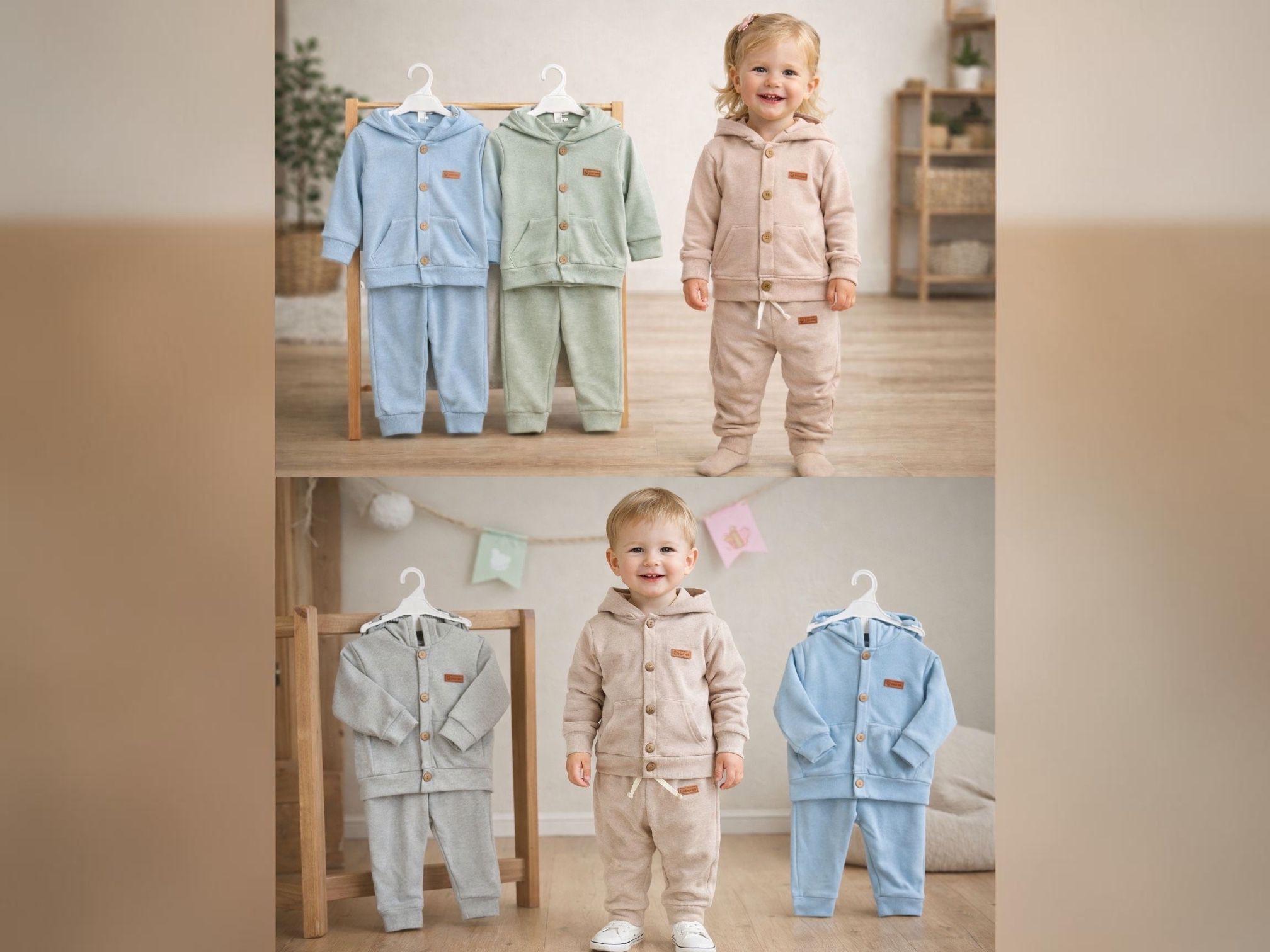 Conjunto Plush Darlon "Baby Wear" T.(2 al 6)(Hasta los 3 años aprox) OFERTA