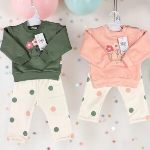 Conjunto Friza Nena "Lunares" Yaby T.(9-12/12-18/24/36 meses) Art.26317