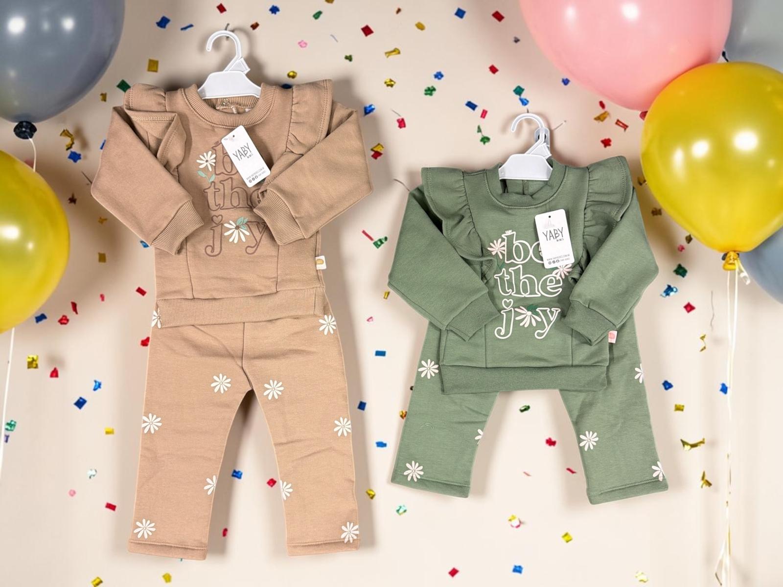 Conjunto Friza Nena con volados "Yaby" T.(3-6/6-9/9-12/12-18 meses) Art.26314