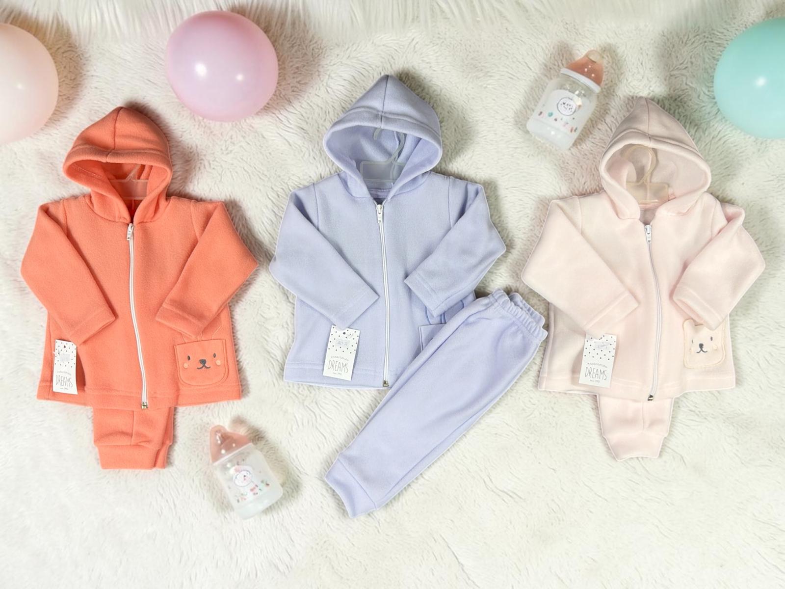 Conjunto Micropolar Nena "Mini Dreams" T.(6-9-12-18 meses) Art.821 Surtido En Colores Varios!