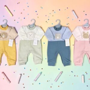 Entero Micropolar Dreams Nene Y Nena T.(0 Al 3) Art.810 Surtido De Colores