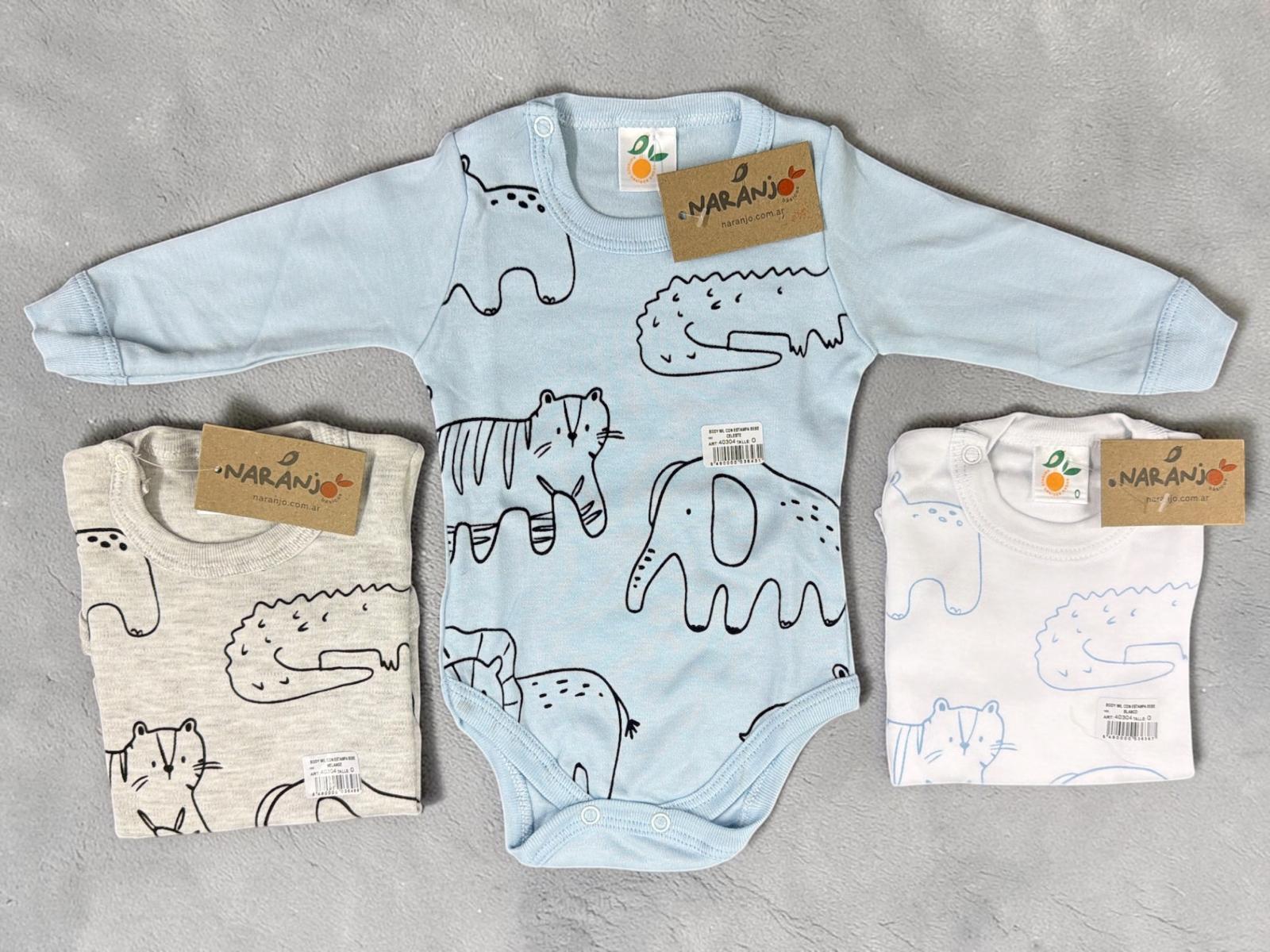 Body con estampa “Naranjo” T.(0 al 4) Art.40304