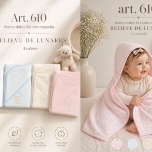 Manta Algodon Doble faz Micky Baby Art.610 Surtido de colores