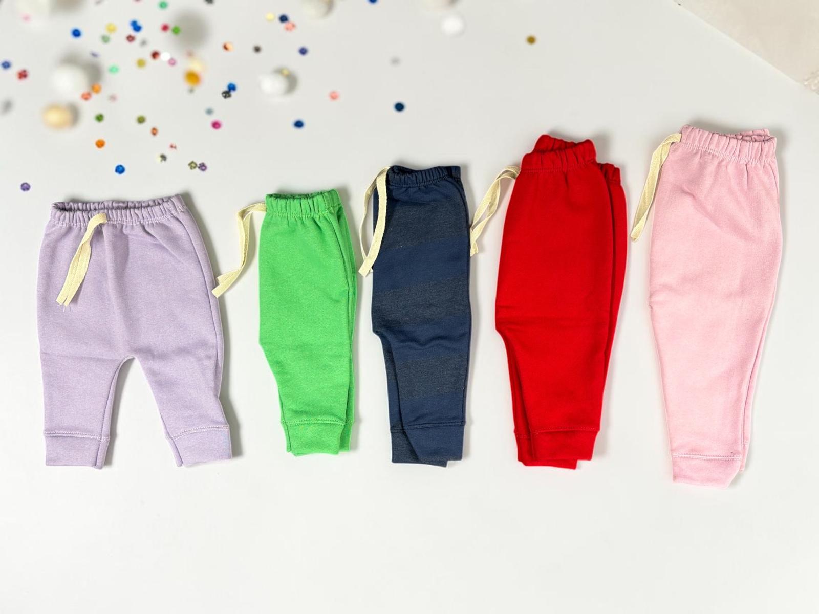 Pantalon Friza con puño “Andy” T.(1 al 5)(Hasta los 2 años aprox) Pack x 6 OFERTA