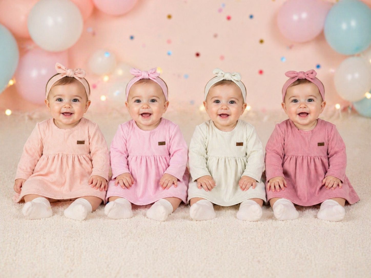 Vestido Plush “Darlon Jaqcuard” Big Bay T.(6-9/9-12/12-18/24/36 meses) Art.6002
