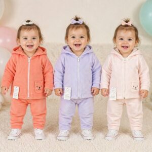 Conjunto Micropolar Nena "Mini Dreams" T.(6-9-12-18 meses) Art.821 Surtido En Colores Varios!