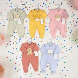 Entero Micropolar Dreams Nene Y Nena T.(00 Al 3) Art.802 Surtido De Colores