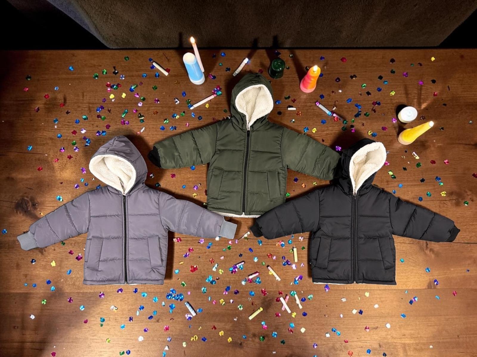 Campera Inflable Lisa Forrada en corderito “Andy” T.(1 al 5) OFERTA