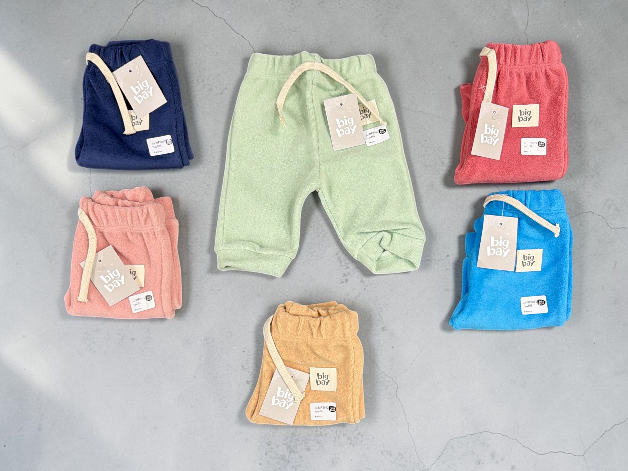 Pantalón Micropolar soft "Big Bay" T.(RN/0-3/3-6/6-9/9-12 meses) Art.5012