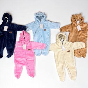 Entero Piel con cierre y capucha BIG BAY T.(RN/0-3/3-6/6-9/9-12 Meses) Art.8080