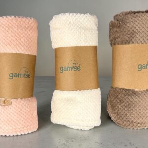 Manta Piel Gofrada Gamise (80 x 70cm) Art.41400 Colores Surtidos