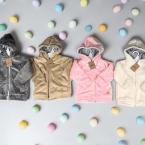 Campera Piel con cierre y capucha Gamise T.(1 al 4)(Hasta los 3 años) Art.19400