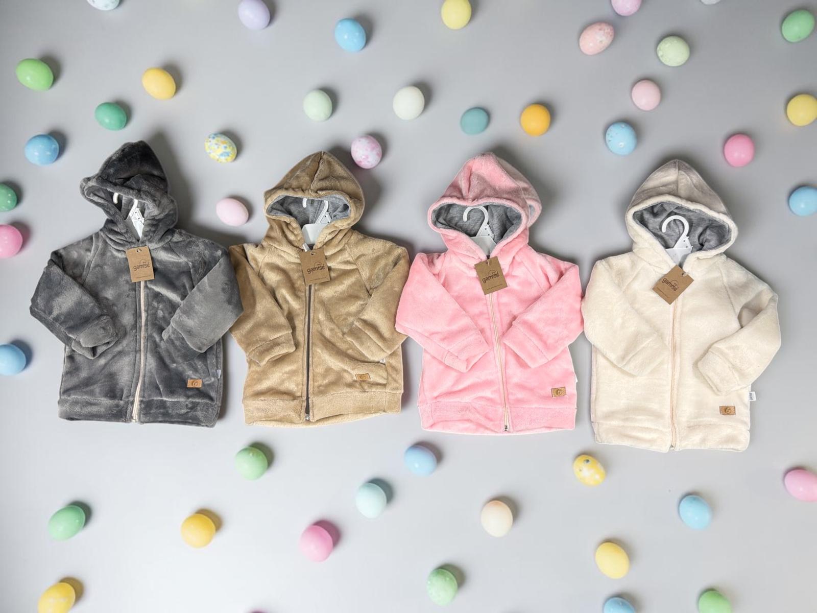 Campera Piel con cierre y capucha Gamise T.(1 al 4)(Hasta los 3 años) Art.19400