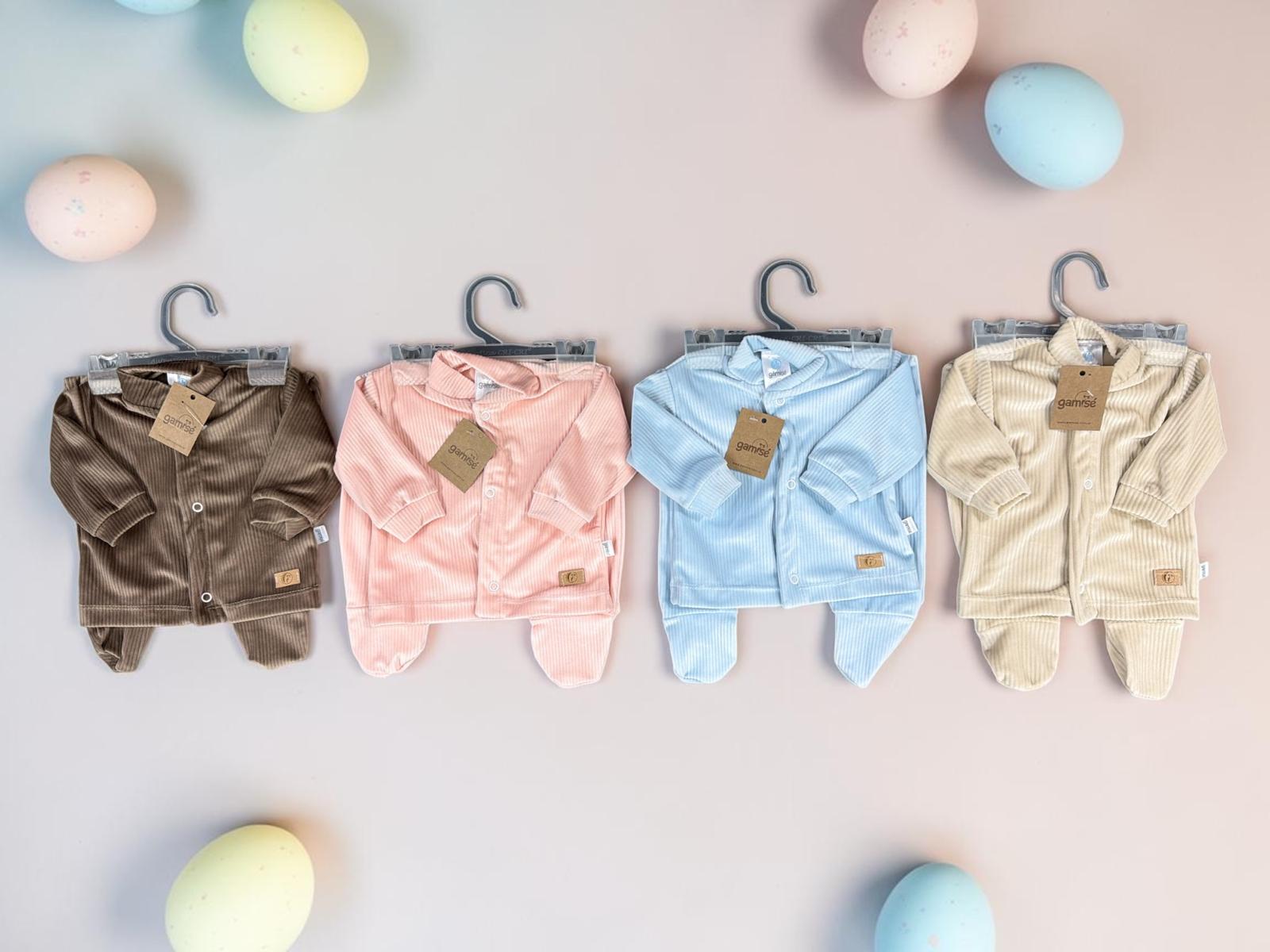 Conjunto Plush (Saquito y medio oso) Gamise T.(0-1-2) Art.12500