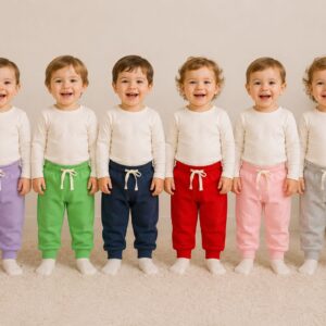 Pantalon Friza con puño “Andy” T.(1 al 5)(Hasta los 2 años aprox) Pack x 6 OFERTA
