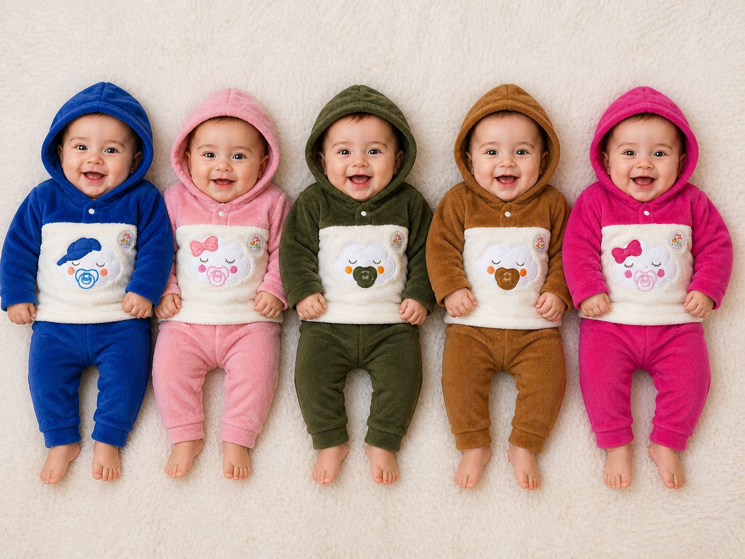 Conjunto Piel Soft July Baby T.(0-3/3-6/6-9 meses) Surtido de colores