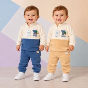 Conjunto friza flisé nene Yaby T.(9-12/12-18/24/36 meses) Art.26307