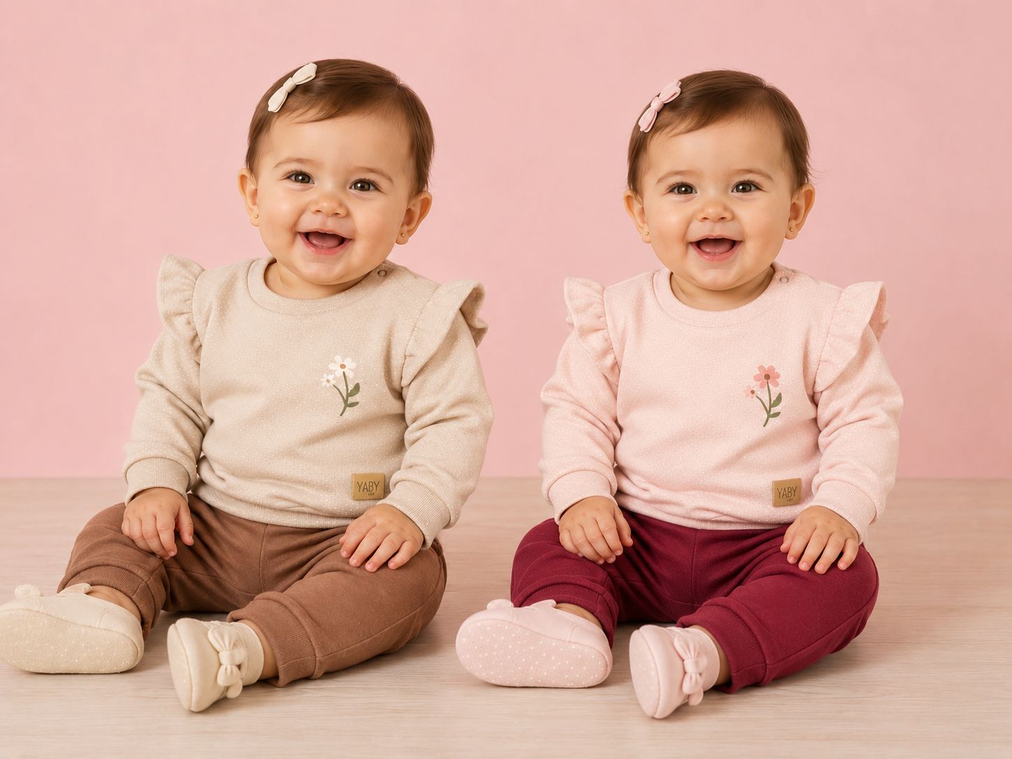 Conjunto friza con volados NENA Yaby T.(3-6/6-9/9-12/12-18 meses) Art.26312