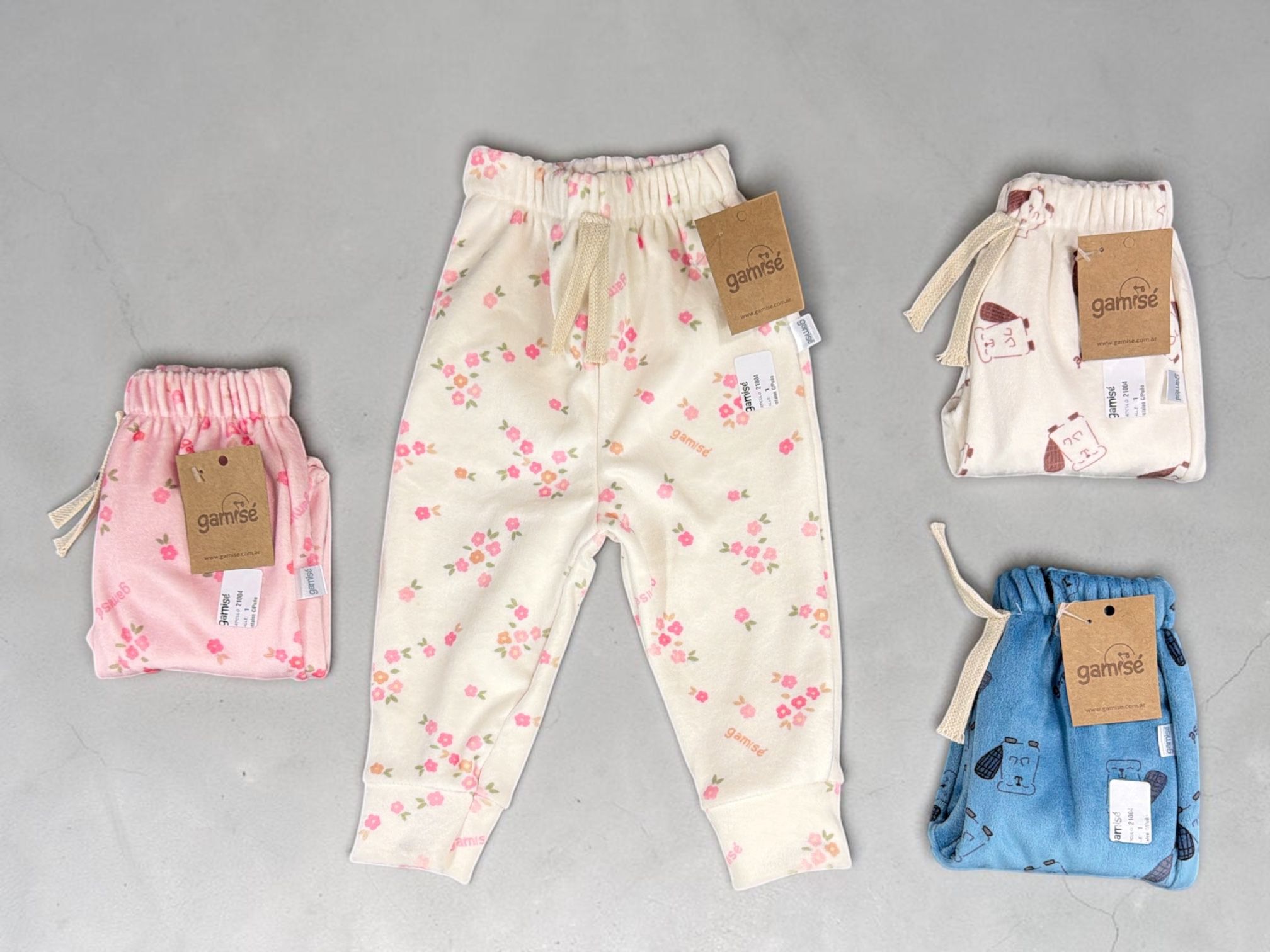Pantalon Plush Estampado “Gamise” T.(1 al 4)(Hasta los 2 años aprox) Art.21004