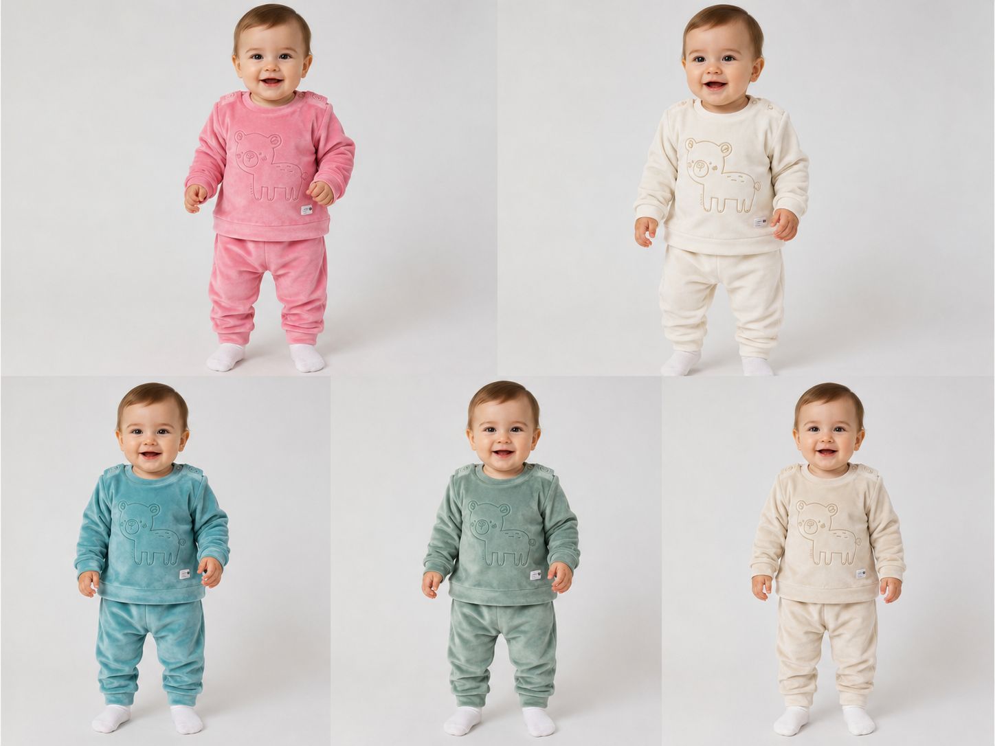 Conjunto Plush Big Bay T.(6-9/9-12/18/24/36 Meses) Art.9005