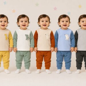 Conjunto Micropolar con buzo Nene Dreams T.(6-9-12-18 meses) Art.820 Surtido De Colores