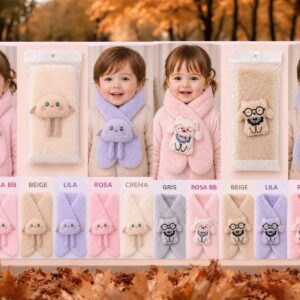Bufanda de Piel con peluche "Analia Babies"
