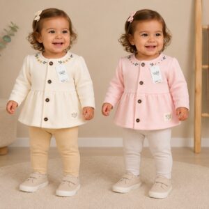 Conjunto friza flisé nena Yaby T.(6-9/9-12/12-18/24 meses) Art.26319