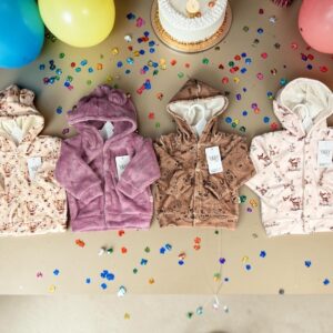Campera Plush Yaby T.(3-6/6-9/9-12/12-18 meses) “Modelos varios”OFERTA