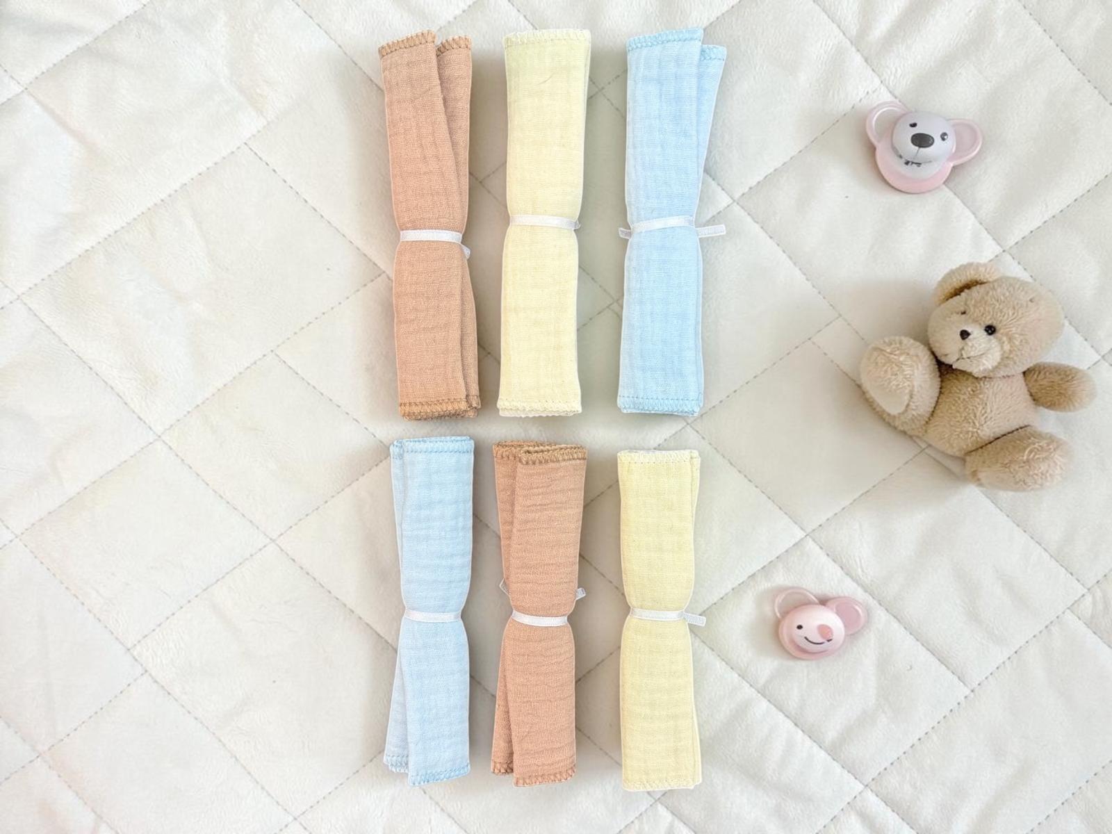 Babita doble “Tela Gasa baby cotton” NENE “Kelly Babies” Pack x 6 OFERTA