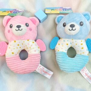 Muñeco Peluche sonajero con 2 mordillos "Woody toys" Art.5154