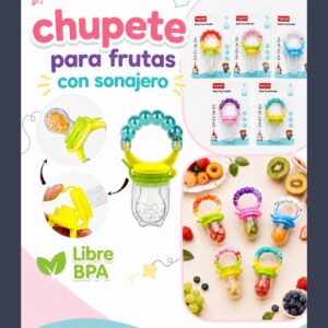 Chupete para fruta con sonajero “Analia Babies” SUPEROFERTA