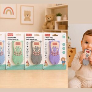Mordillo Silicona Control Didactico Libre BPA “Analia Babies” Surtido de colores