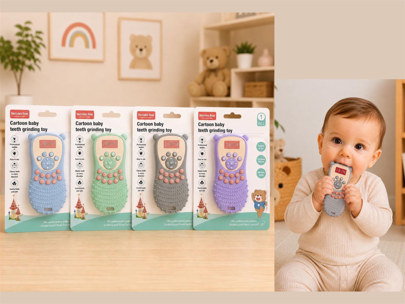 Mordillo Control Didactico Libre BPA “Analia Babies” Surtido de colores