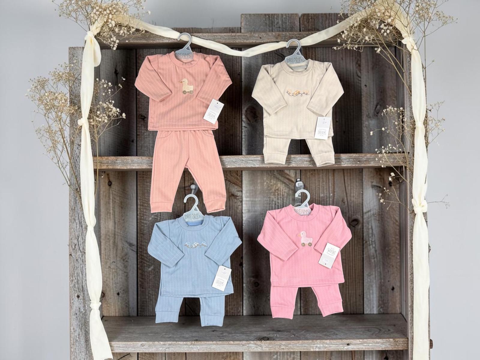 Conjunto Plush Darlon “Jacquard” (Buzo Y Pantalon) Dreams T.(6-9-12-18 meses) Art.472