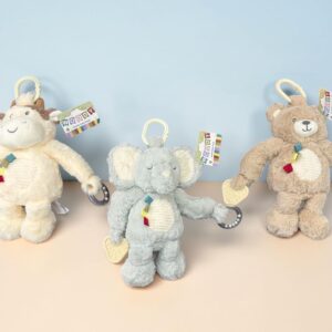 Muñeco Peluche Colgante Sonajero con Mordillo “Woody Toys” Art.1113