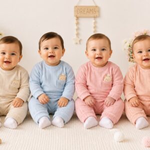 Conjunto Plush Darlon “Jaqcuard” (Buzo Y Pantalon) “Mini Dreams” T.(0 Al 3) Art.432