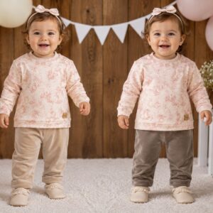 Conjunto Plush (Buzo Y Pantalon) Nena Yaby T.(9-12/12-18/24/36 Meses) Art.26611