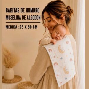 Babita provechito XL “Muselina de algodon” Analia Babies Pack x 12