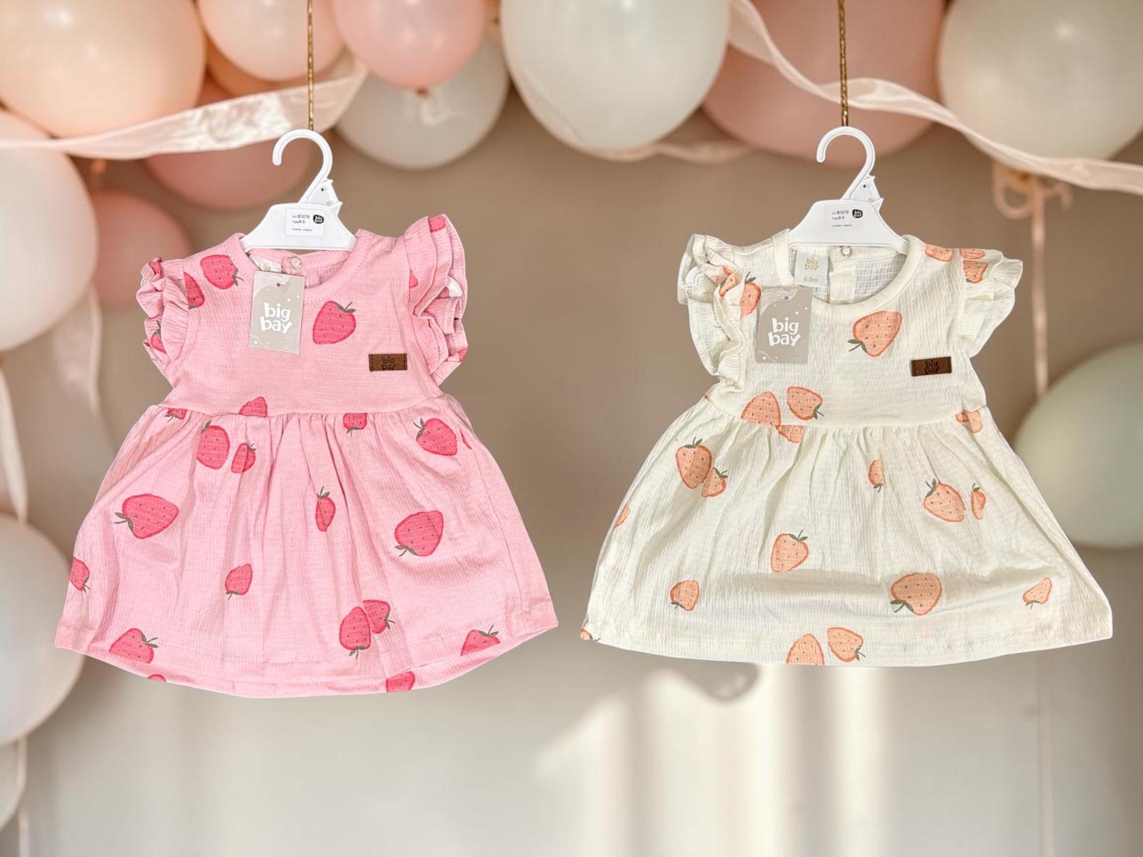 Vestido Estampado Bambula “Big Bay” T.(6-9/9-12/18/24/36 meses) Art.3078